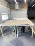Shademate Universal 93" X 104 1/2" Tan Bow Bimini Top And Boot Marine Boat. Fixed Price $111.96.