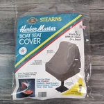 Stearns Harbor Master Boat Seat Cover Marine Grade Heavy Duty Gray 1989 Nos. Fixed Price $11.16.