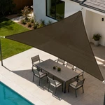 2-28FT Brown Equilateral Triangle Sun Shade Sail Pool Patio Deck Canopy Awning. Fixed Price $47.99.