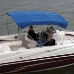 Shademate 80283BLU Pacific Blue Bimini Sunbrella TOP/BOOT,4BOW,8 L,42 H,61 -66. Fixed Price $329.88.