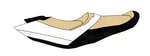 Custom Seadoo Gtx 2009-2015 Limited Is Gold White Seat Cover Blacktip. Fixed Price $171.55.