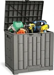 East Oak Outdoor Storage Box, 31 Gallon Deck Indoor And Use, Waterpr. Fixed Price $41.99.