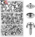 50 Set Stainless Steel Boat Marine Canvas Snap Cover Button Socket Fastener Kit. Fixed Price $15.96.