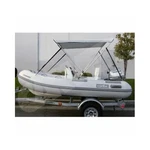Carver V4257UB 5' 6" X 53"-62" 42" White Vinyl Bimini Top. Fixed Price $303.36.