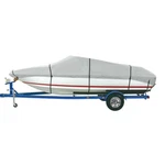 Harbor Master 300-DENIER Polyester Water-resistant Boat Cover, Gray. Fixed Price $94.99.