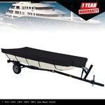 12FT 14FT 16FT 18FT Boat Cover For Jon Beam Width Up To 75INCH 210D Black. Fixed Price $20.96.