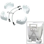 Attwood Marine Boat Cooler Mounting Bracket Tie Down Kit Fishing Atv Truck. Fixed Price $18.88.