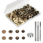 Betterjonny 24 Sets Heavy Duty Leather Snap Fasteners Kit, 15MM Metal Bu.... Fixed Price $12.04.