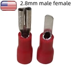100PCS Female Spade Terminal 2.8MM Insulated Crimp Wire Connector 22-16AWG. Fixed Price $10.99.