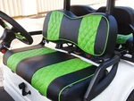 4PCS Lime Green Golf Cart Seat Cover For Club Ds 2000.5-UP, Extra Cushion. Fixed Price $159.00.