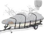Waterproof Boat Cover 20-22FT, Heavy Duty 800D Marine Grade Oxford Cloth,. Fixed Price $117.64.