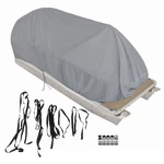 Grey 21-24FT Boat Cover Waterproof Trailerable Pontoon Fabric Dust Resistant. Fixed Price $33.75.