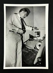 1986 Boston Mayor Flynn Inspects Low Income Housing Westland Ave Press Photo. Fixed Price $12.99.