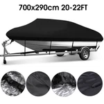20-22FT Black For Fish Ski Bass V-hull Waterproof 210D Heavy Duty Boat Uv Cover. Fixed Price $47.84.