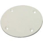 Seachoice 4-1/8 Inch Arctic White Screw Down Cover Plate For Boats. Fixed Price $13.54.