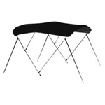 Carver 605A-02 3-BOW Sunbrella Bimini Canvas With Storage Boot Jet Black New. Fixed Price $218.23.