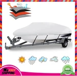 Heavy Duty 1200D Waterproof Boat Cover 20'-22' V-hull Runabout Tri-hull Strap. Fixed Price $137.05.