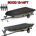 12FT/14FT Heavy Duty Trailerable Jon Boat Cover Waterproof Sun Protection 600D. Fixed Price $39.99.