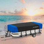 Neverland Pontoon Boat Cover Waterproof Outdoor Anti-uv Heavy Duty 21 22 23 24FT. Fixed Price $67.99.