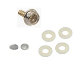 (12) C.s. Osborne 3/8" Stainless Screw Studs+snap Rings+aluminum Shell ,size 36. Fixed Price $22.99.