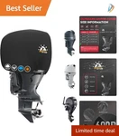 Universal Waterproof Outboard Motor Cover, 600D Fabric For 230-300 Hp Engines. Fixed Price $53.99.