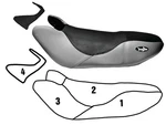 Blacktip Jetsports Custom Seat Cover For Kawasaki 150/ULTRA 130 1999-2005. Fixed Price $143.95.
