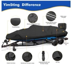 1200D Waterproof Boat Cover Fits 16'-18.5' Bass, V-hull, Tri-hull & Bowrider. Fixed Price $130.49.
