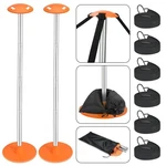 Tuszom Adjustable 1-1/8" Load-bearing Steel Boat Cover 2 Pack Dark Orange. Fixed Price $55.75.