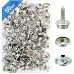 150PCS Boat Marine Canvas Snap Cover Button Fastener Socket Kit Stainless Steel. Fixed Price $18.21.