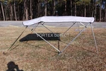 New Vortex Grey/gray Bow Pontoon/deck Boat Bimini Top 10' Long 79-84" Wide. Fixed Price $305.99.