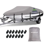 14FT-16FT Heavy Duty Boat Cover Waterproof Fit V-hull Fishing Ski Trailerable. Fixed Price $52.99.