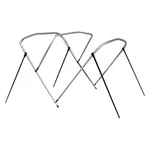 Carver Covers 55403 6' L X 73"-78" 54" H Round Tube 3-BOW Bimini Top Frame. Fixed Price $179.92.