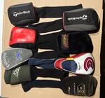 Golf Club Head Cover Mixed Lot Of 8-TAYLORMADE/TOP Flite/zoid/callaway-used-read. Fixed Price $40.00.