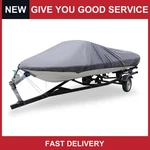 Universal 17-19FT 210D Trailerable Boat Cover V-shape Gray 600 X 300CM Pack Of. Fixed Price $41.29.