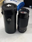 Prospec Mc Auto Zoom 1:39 80-200MM With Case And Lens Covers For Bottom. Fixed Price $16.69.