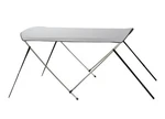 Carver V4257UB 5' 6" X 53"-62" 42" White Vinyl 2-BOW Bimini Top Kit. Fixed Price $245.01.