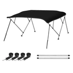 Naviskin Black 3 Bow 6L X 46 H 54-60 Bimini Top Cover Includes Mounting. Fixed Price $271.86.