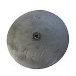 Tecnoseal Rudder Anode Magnesium 5" Diameter #R4MG. Fixed Price $64.74.