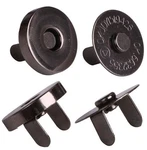 Mini Skater Round Magnetic Snaps Bag Button Clasps Closure Purse 18MM, Black. Fixed Price $8.51.