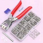 100 Sets Abruga Metal Snaps Buttons, Five Claw Buckle Installation Silver. Fixed Price $14.71.