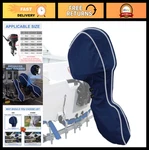 Waterproof Outboard Motor Cover 600D Uv-proof, Fade Resistant, Adjustable Stra. Fixed Price $64.99.