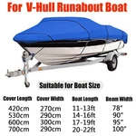 4-COLOR Trailerable Boat Cover Waterproof Marine Grade For V-hull Runabout. Fixed Price $46.48.