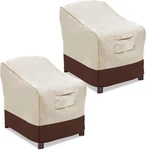 Patio Chair Covers For Outdoor Furniture Deep Seat Waterproof Heavy Duty 2PK. Fixed Price $59.99.