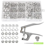 Kwokker Pearl Snaps For Fabric W/snap Pliers, 140 Set, 12MM Metal Butt.... Fixed Price $36.32.
