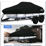 Morhept Waterproof Boat Cover 20-22 Ft, Upgraded Bass Tracker. Fixed Price $39.00.