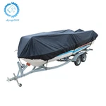 Heavy 600D Marine Grade Polyester Canvas Trailerable Waterproof Boat Cover Black. Fixed Price $43.02.