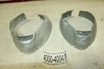 Two Johnson 3HP Vintage Lower Cowl Covers 301727. Fixed Price $50.00.