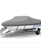 Trailer Boat Cover 600D Heavy Duty Waterproof Marine Grade Anti-uv W/side Straps. Fixed Price $29.99.