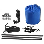 Blue 21' 22' 23' 24' Boat Cover Waterproof Trailerable Pontoon Beam 102" New. Fixed Price $36.66.