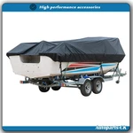 Waterproof Black 420D Boat Cover For V-hull Runabouts 11-13FT Yacht. Fixed Price $21.32.